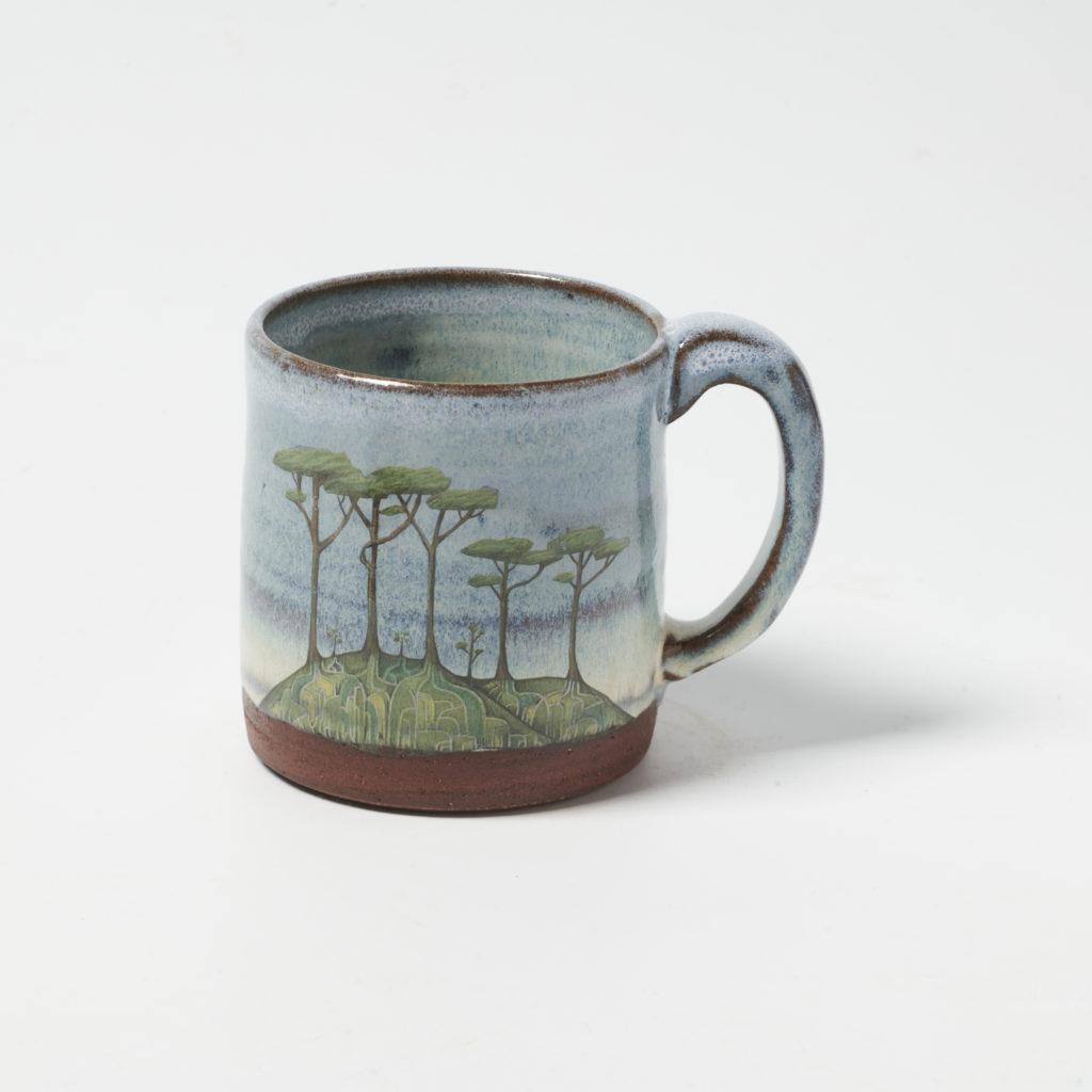 blue roots mug